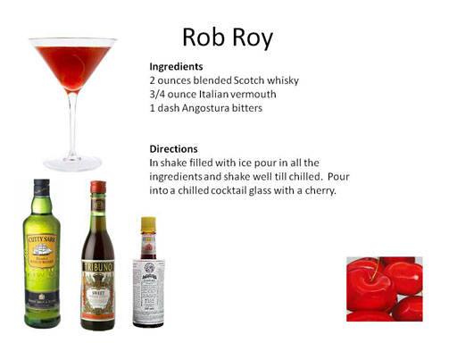 Rob Roy Cocktail 63