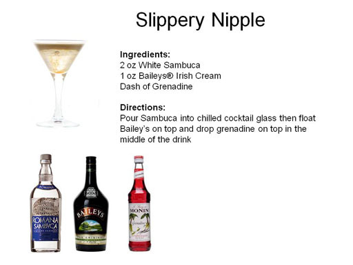 Slippery Nipples Drink 76